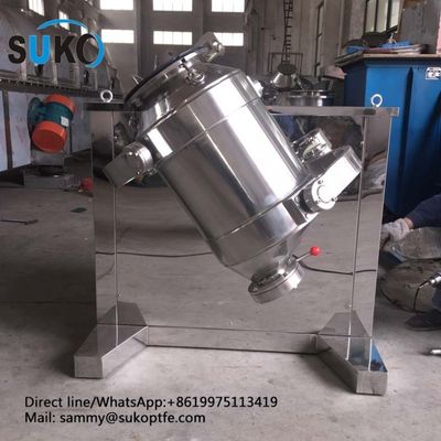 50L Industrial Powder Mixing Machine ,  Easy Operate Three-Dimensional Mixer