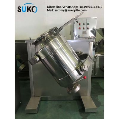 50L Industrial Powder Mixing Machine ,  Easy Operate Three-Dimensional Mixer