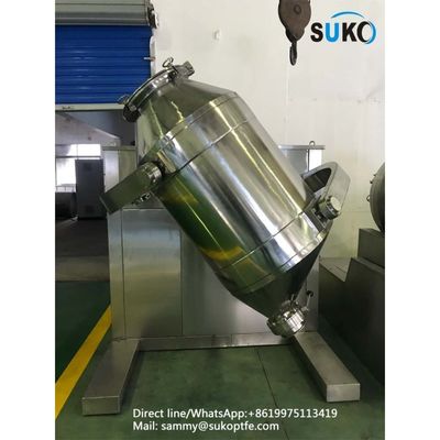 50L Industrial Powder Mixing Machine ,  Easy Operate Three-Dimensional Mixer