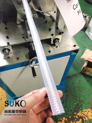 Polytetrafluorethylene Plastic Corrugated Pipe Machine 380V 1.5KW