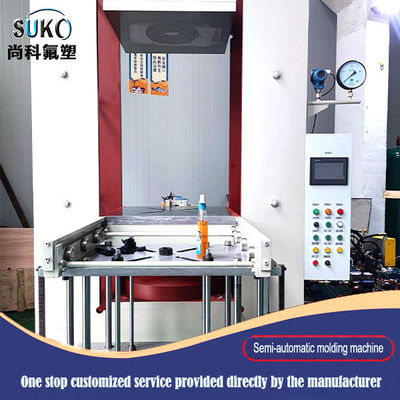 Continuous Pushing Customizable Cutting PTFE Ram Extruder PFG300 For Tube Extrusion