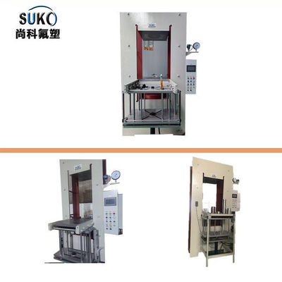 Continuous Pushing Customizable Cutting PTFE Ram Extruder PFG300 For Tube Extrusion